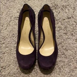 Enzo Angiolini platform purple heels